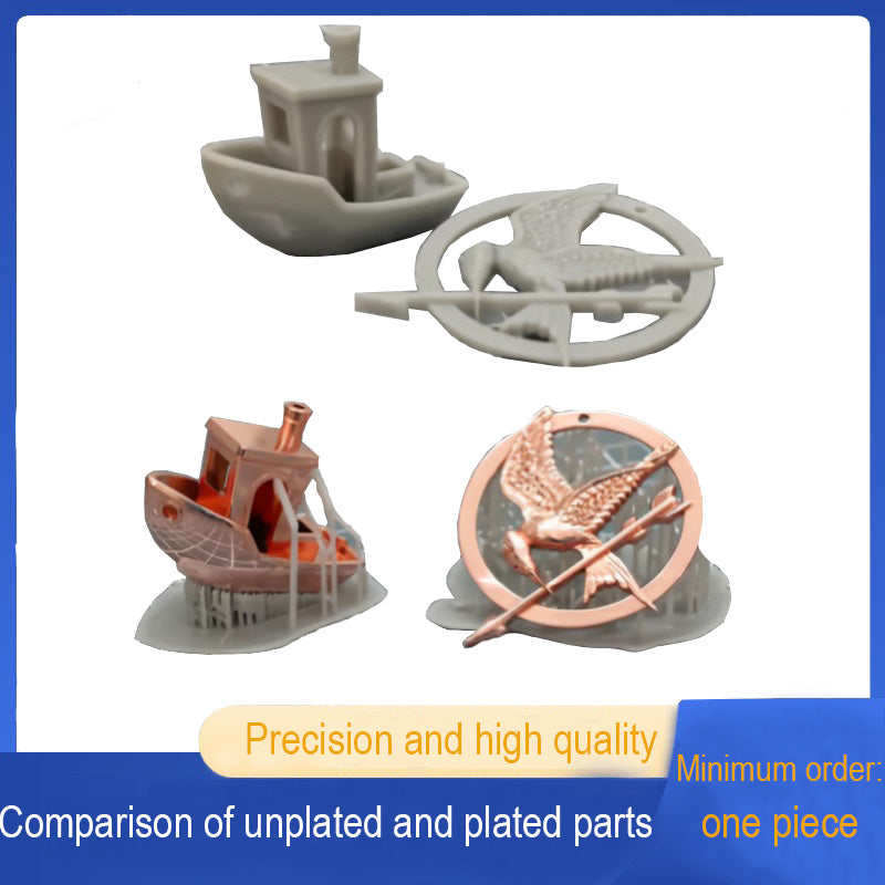 hy3d- 3D printing service electroplating model customization metal abs processing parts prototype plastic nylon resin 3D proofing