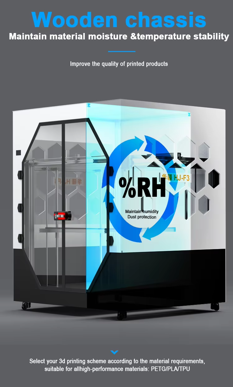 Clearance High Speed Industrial Grade 800mm/s Large Size 3D Printer Printing Range 1000*1000*1000 Furniture Customization