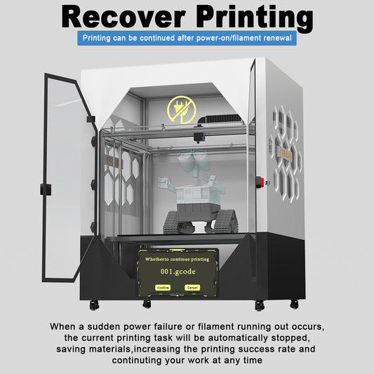 Clearance High Speed Industrial Grade 800mm/s Large Size 3D Printer Printing Range 1000*1000*1000 Furniture Customization