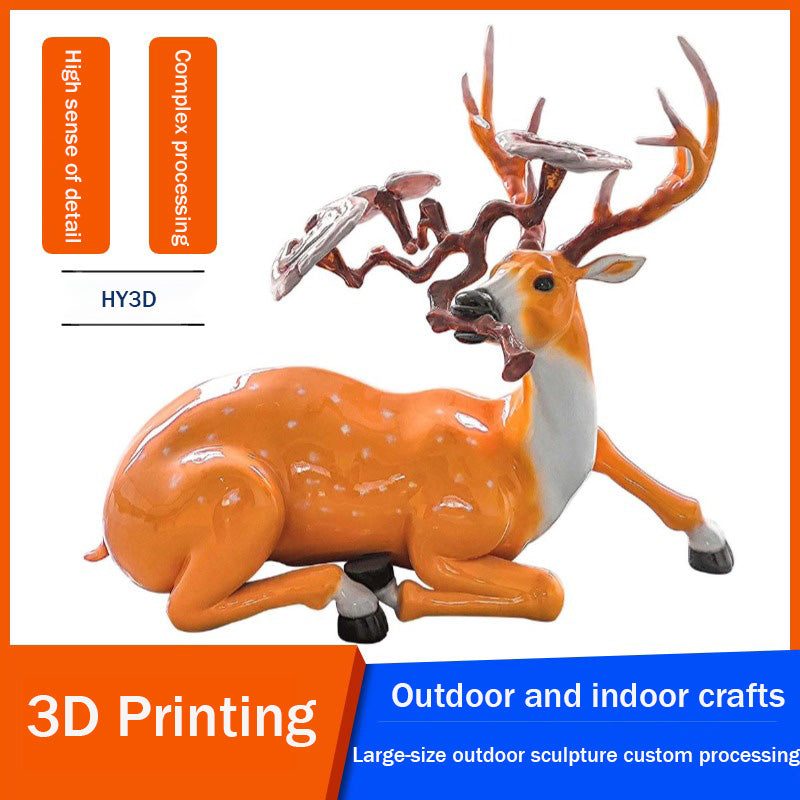 hy3d-3D printing large sculpture crafts: cartoon sculpture dolls custom dolls
