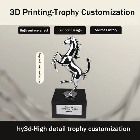 hy3D-3D printing annual meeting award ceremony tool high detail trophy customization