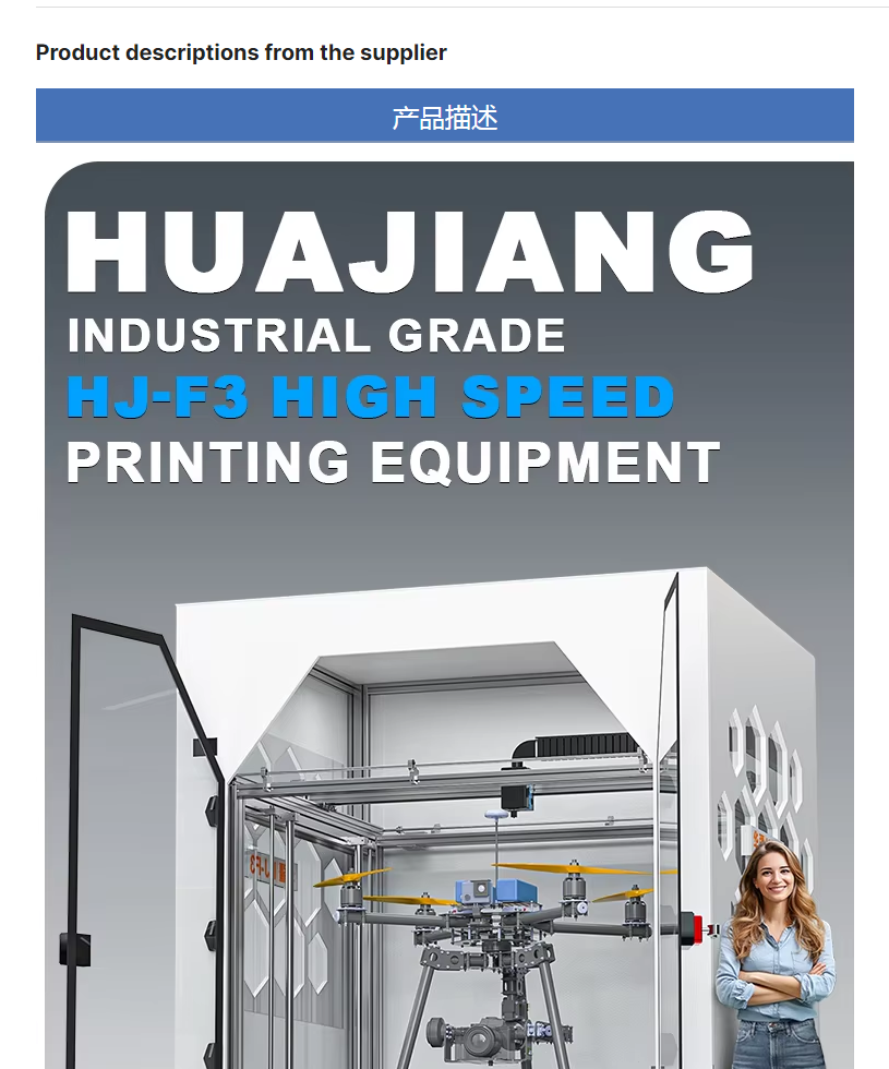 Clearance High Speed Industrial Grade 800mm/s Large Size 3D Printer Printing Range 1000*1000*1000 Furniture Customization