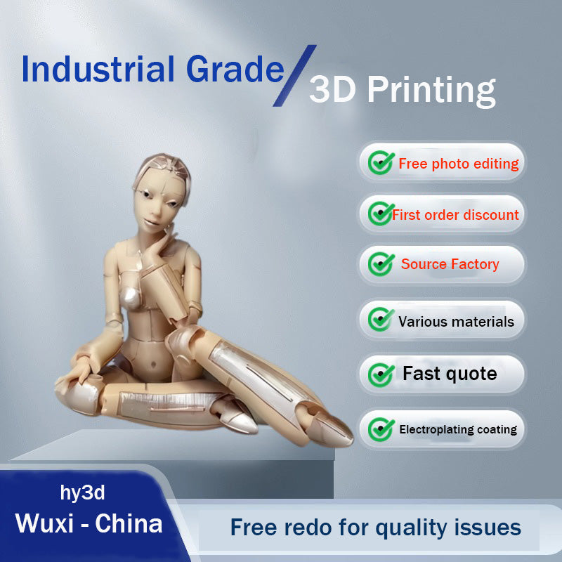 hy3d-3d printing service prototype model customization processing hand-made proofing high-precision nylon photosensitive resin sla