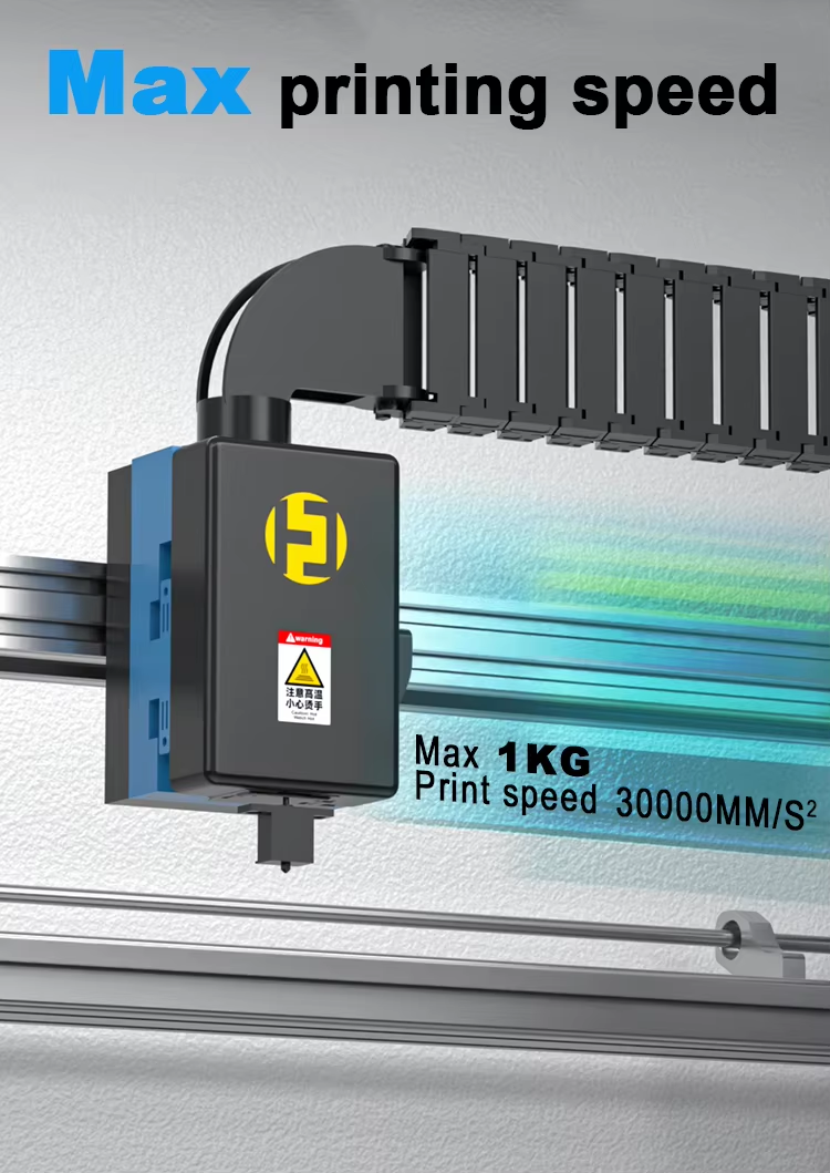 Clearance High Speed Industrial Grade 800mm/s Large Size 3D Printer Printing Range 1000*1000*1000 Furniture Customization