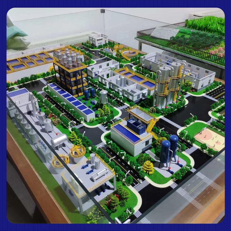 hy3d-hy3d-3d printing sand table model customized commodity building high precision light curing resin red wax real estate school landscape